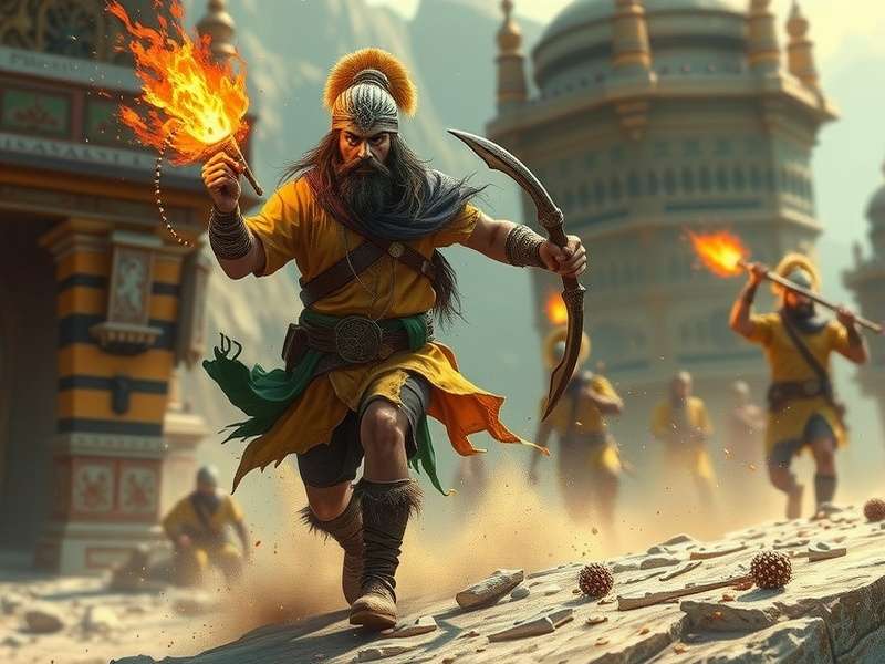 Cumin Warrior in combat using cumin powers